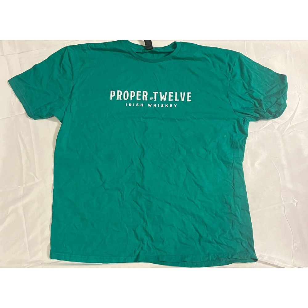 Proper Twelve Irish Whiskey Shirt Men's XL Green Gildan Softstyle Conor McGregor